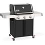 Voir la diapositive 3 : Weber Barbecue gaz Genesis E-315 noir inox 3 brûleurs sur chariot, 68x48 cm