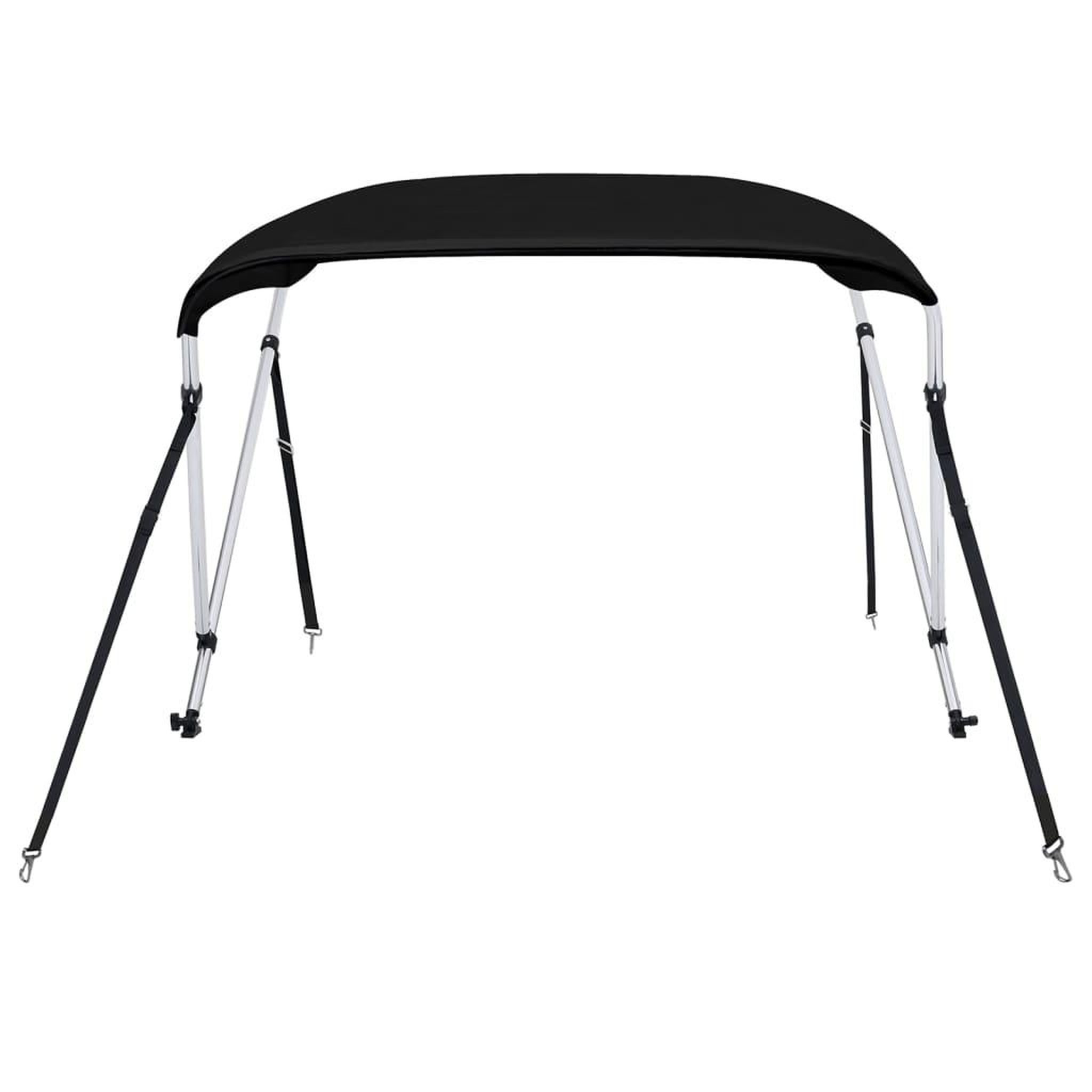 Voir la diapositive 3 : VIDAXL Auvent bimini a 2 arceaux noir 180x130x110 cm