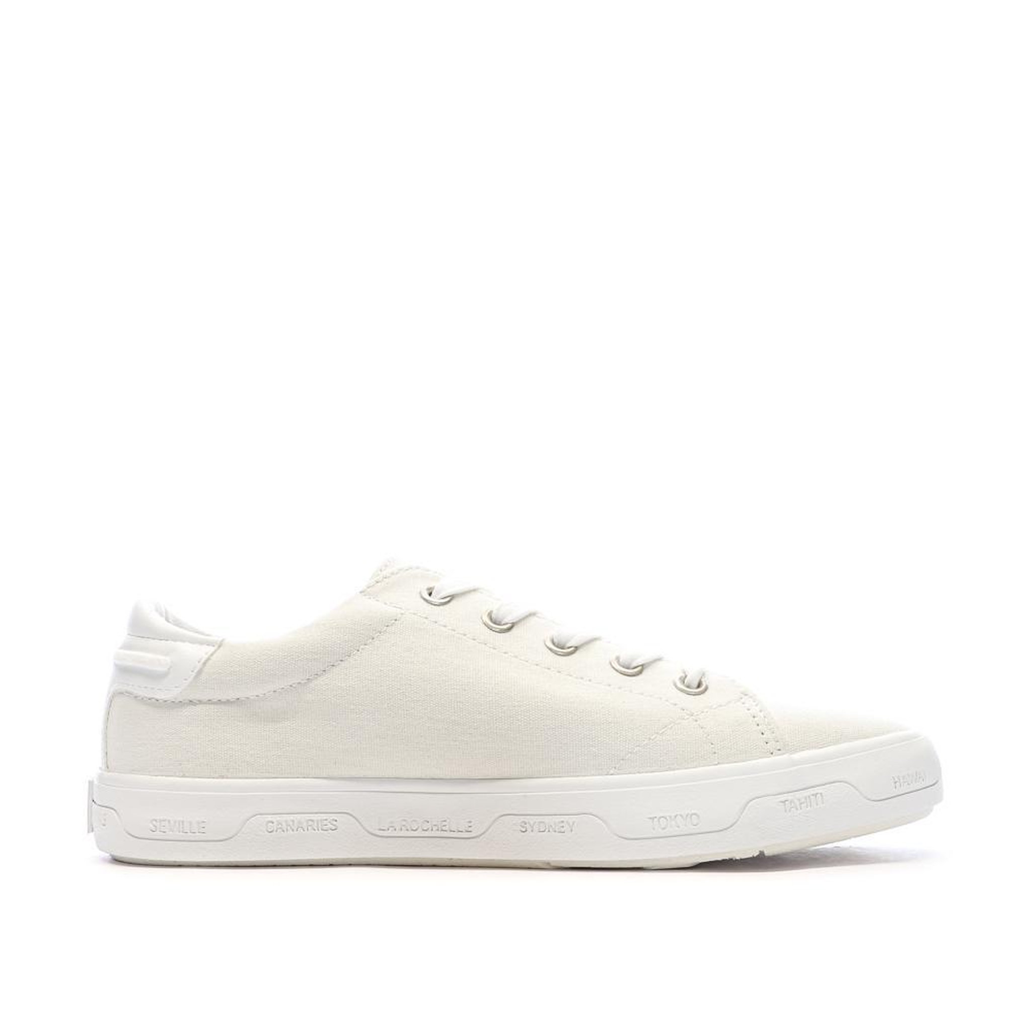 Voir la diapositive 2 : TBS Baskets Beige Femme TBS LANZARA