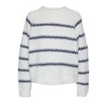 Pieces Pull /Marine Femme Pieces Sonja. Coloris disponibles : Blanc