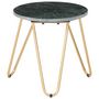 Voir la diapositive 5 : VIDAXL Table basse Vert 40x40x40 cm Pierre veritable et texture marbre