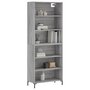 Voir la diapositive 3 : VIDAXL Buffet sonoma gris 69,5x32,5x180 cm bois d'ingenierie