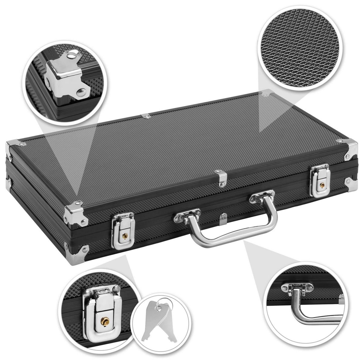 tectake Coffret, Malette, Set de Poker