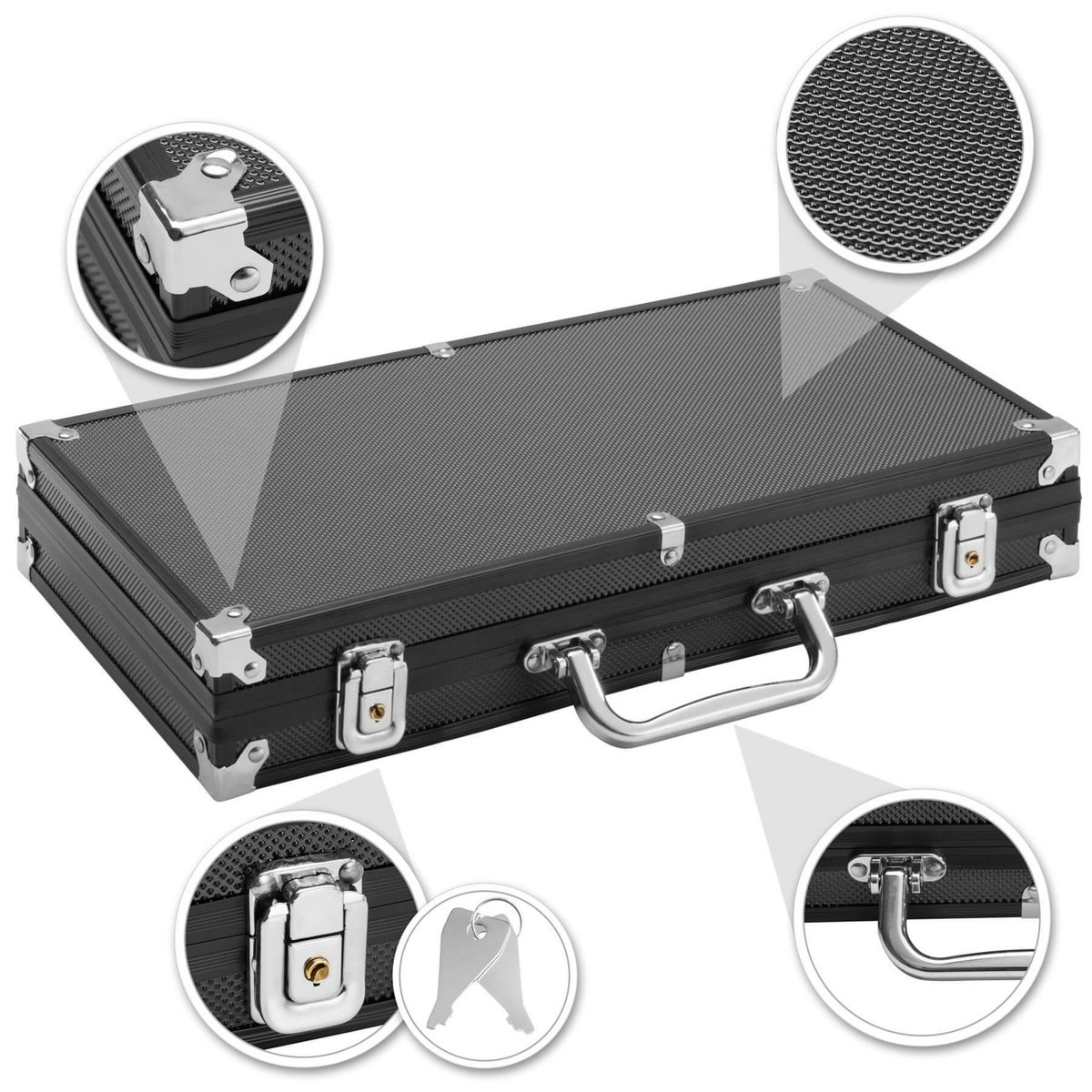 tectake Coffret, Malette, Set de Poker