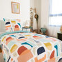 Voir la diapositive 2 : Home collection Parure housse de couette polycoton 51 fils - colors