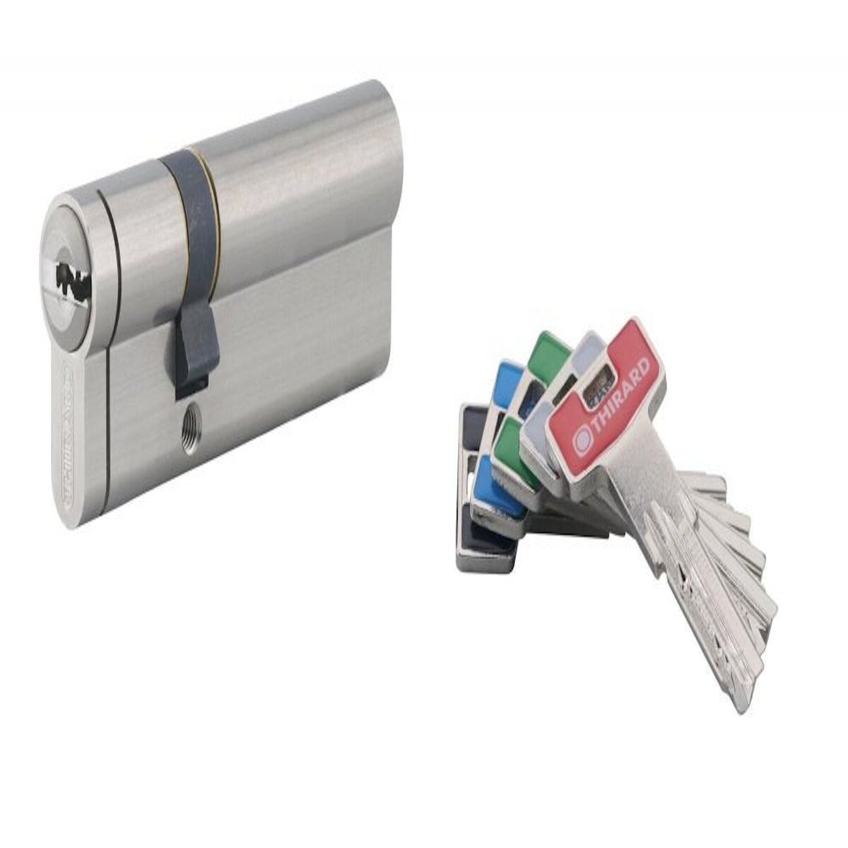 THIRARD Cylindre de serrure THIRARD Transit 2 débrayable L.30 + 60 mm