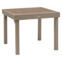 Voir la diapositive 1 : HESPERIDE Table de jardin extensible en aluminium effet bois 8 places PIAZZA