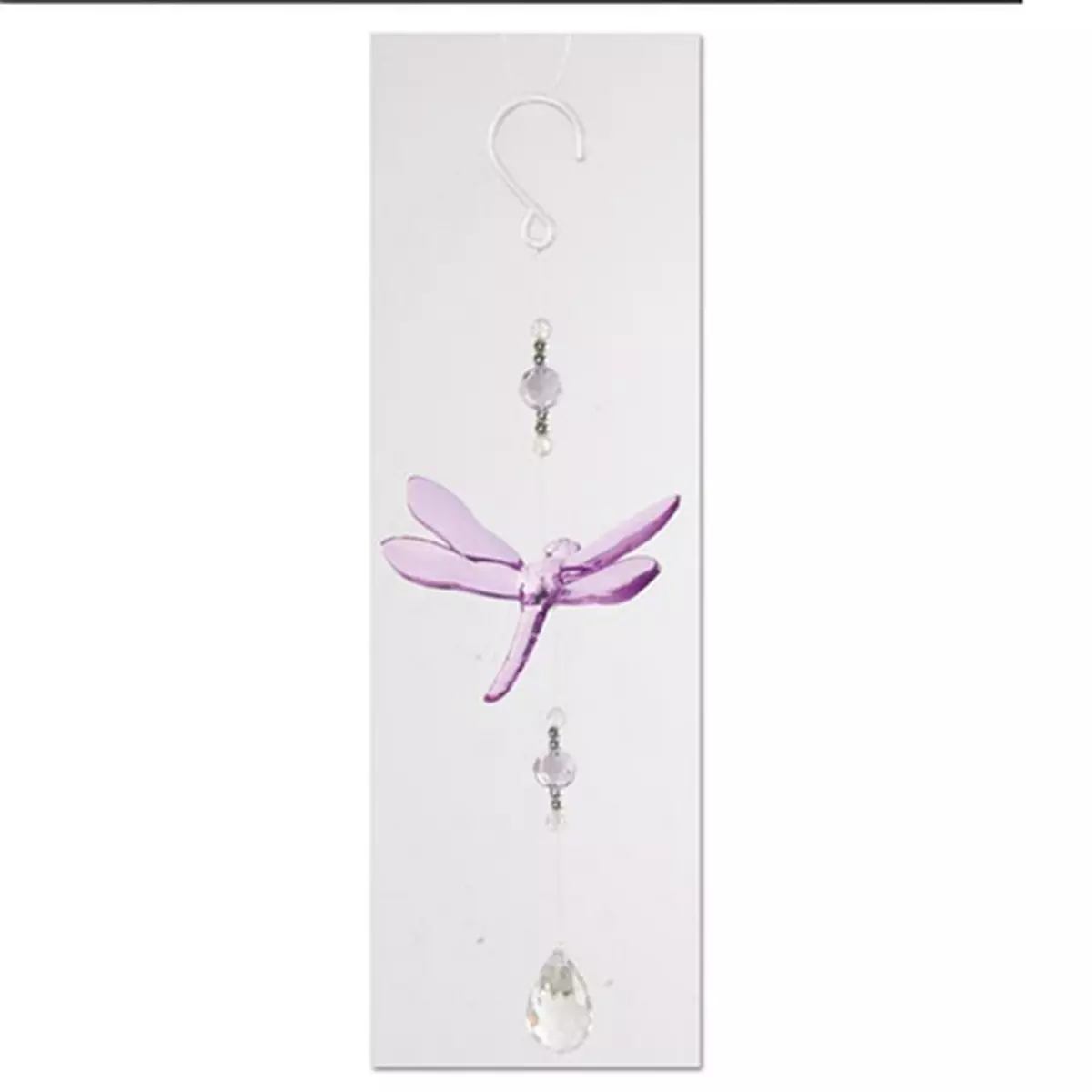 ATMOSPHERA Suspension décorative libellule en acrylique - Violet