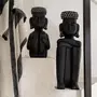 Paris Prix Statue Déco  Assise Ethnique  33cm Noir