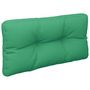 Voir la diapositive 5 : VIDAXL Coussins de palette lot de 2 vert tissu