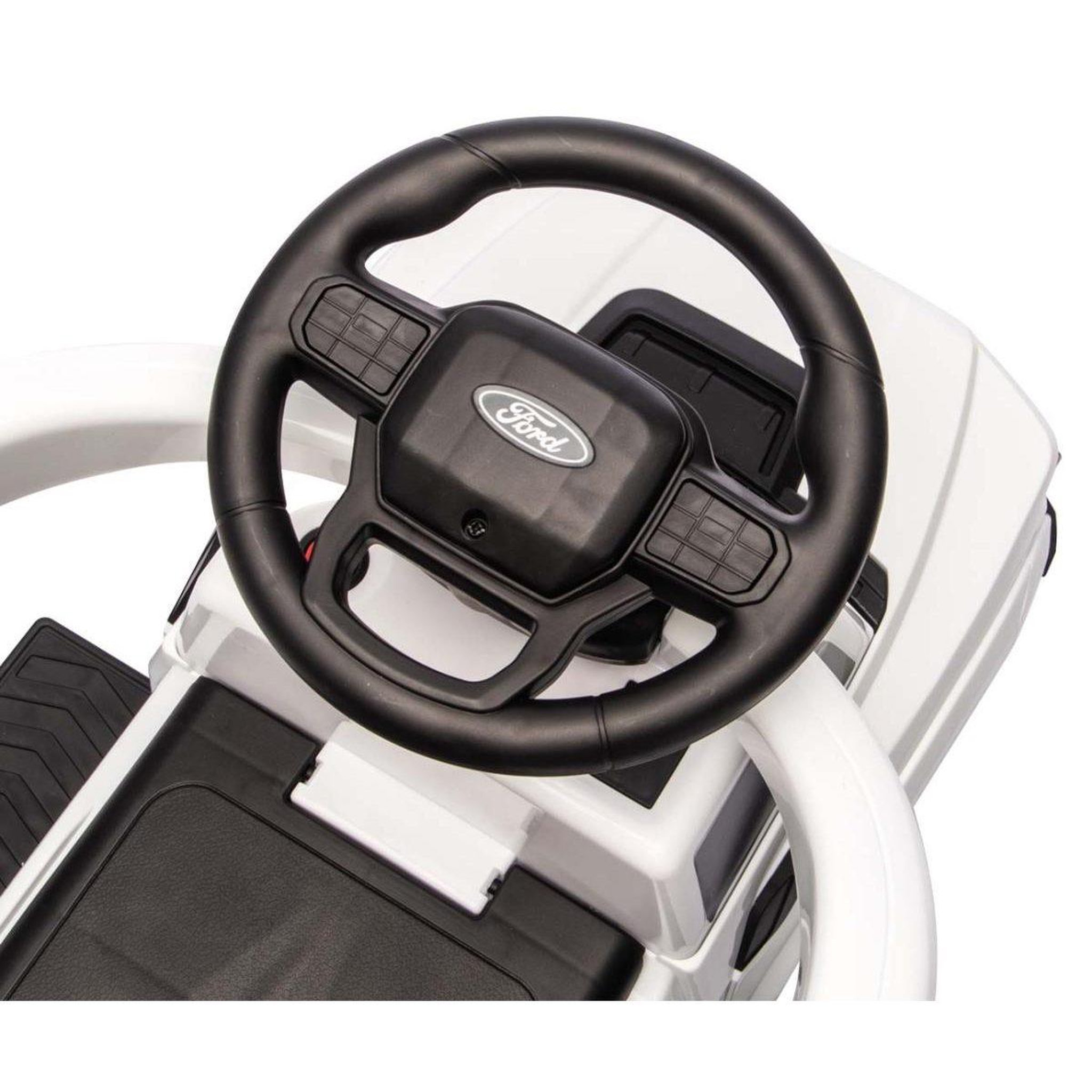 Voir la diapositive 2 : MILLY MALLY Porteur  ford f-150 3 en 1 blanc - avec canne de guidage