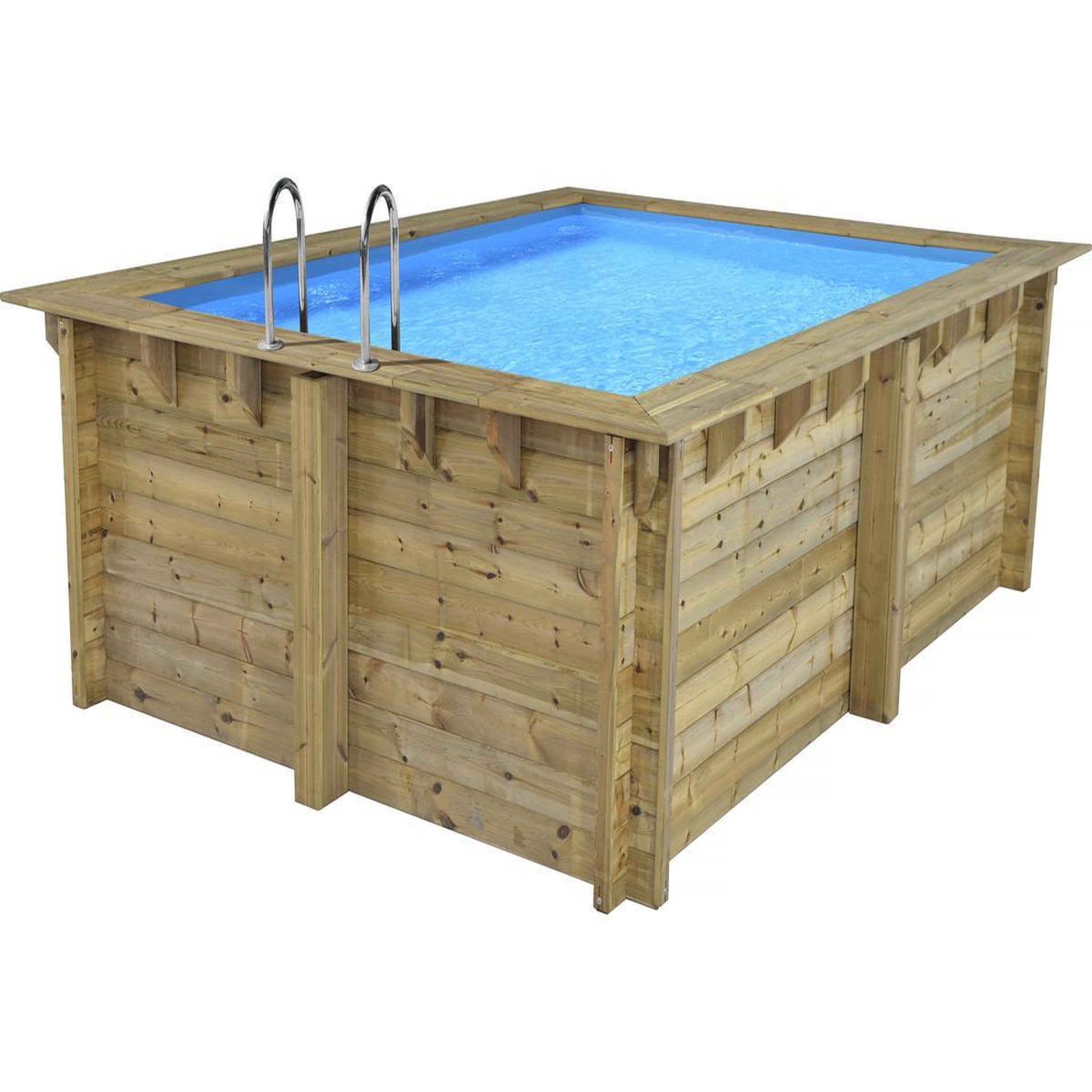 Habitat et Jardin Piscine bois rectangle   caimans 120    - 4.10 x 3.00 x 1.24  m
