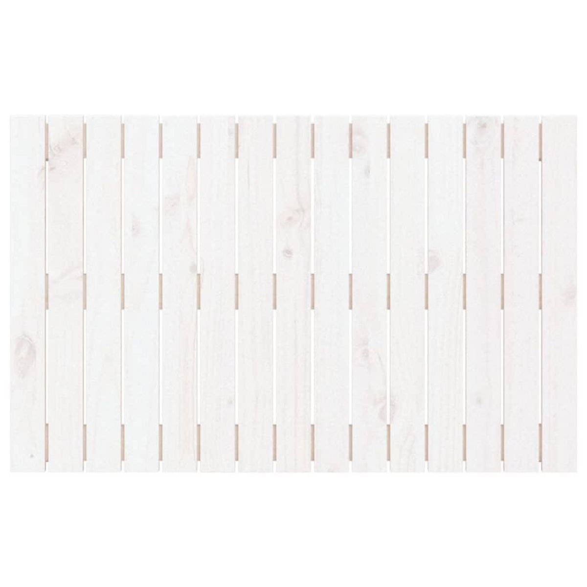 VIDAXL Tete de lit murale Blanc 95,5x3x60 cm Bois massif de pin