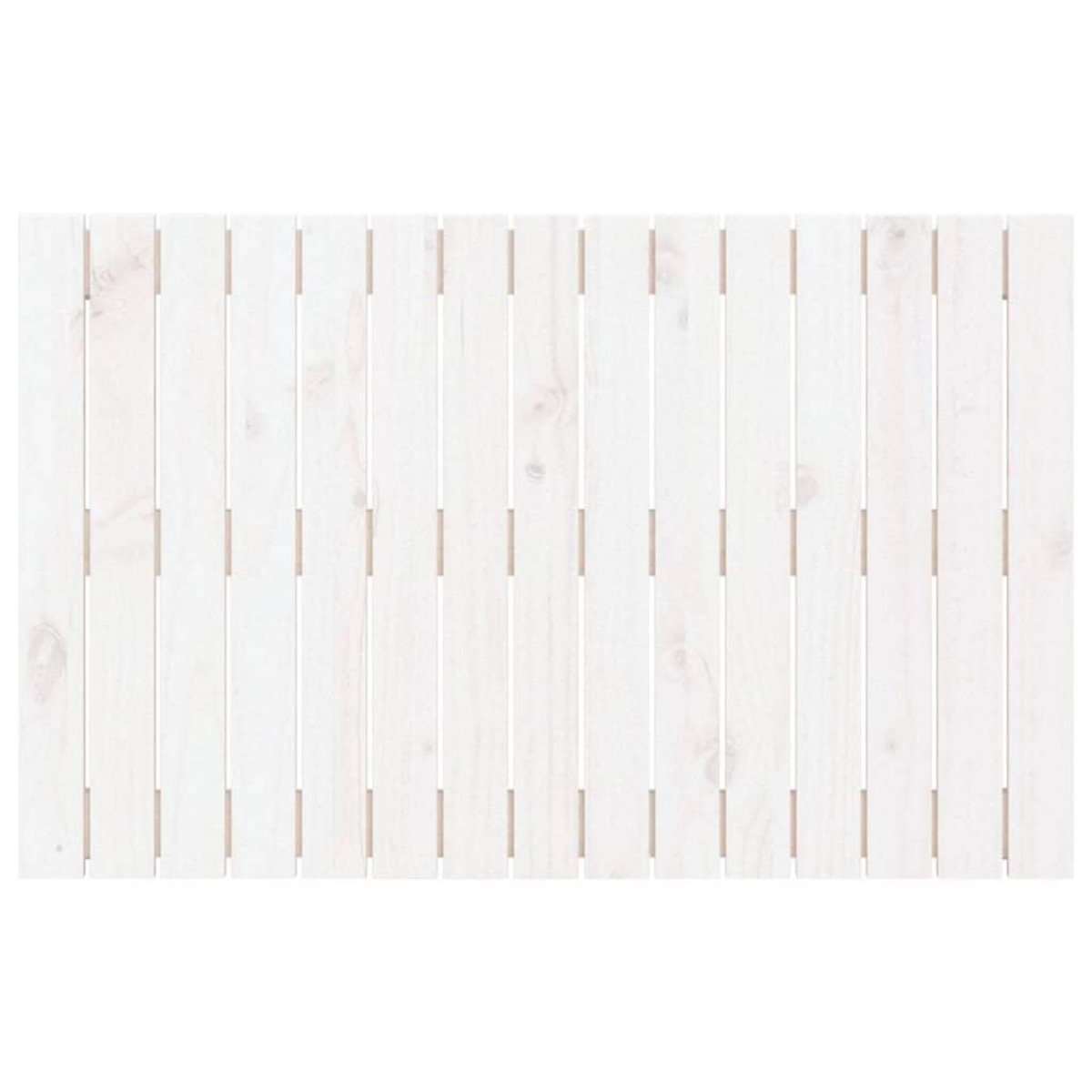 VIDAXL Tete de lit murale Blanc 95,5x3x60 cm Bois massif de pin