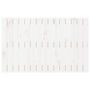 Voir la diapositive 4 : VIDAXL Tete de lit murale Blanc 95,5x3x60 cm Bois massif de pin