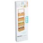 Voir la diapositive 4 : FIVE Étagère Salle de Bain 4 Niveaux  Bambou  88cm Marron
