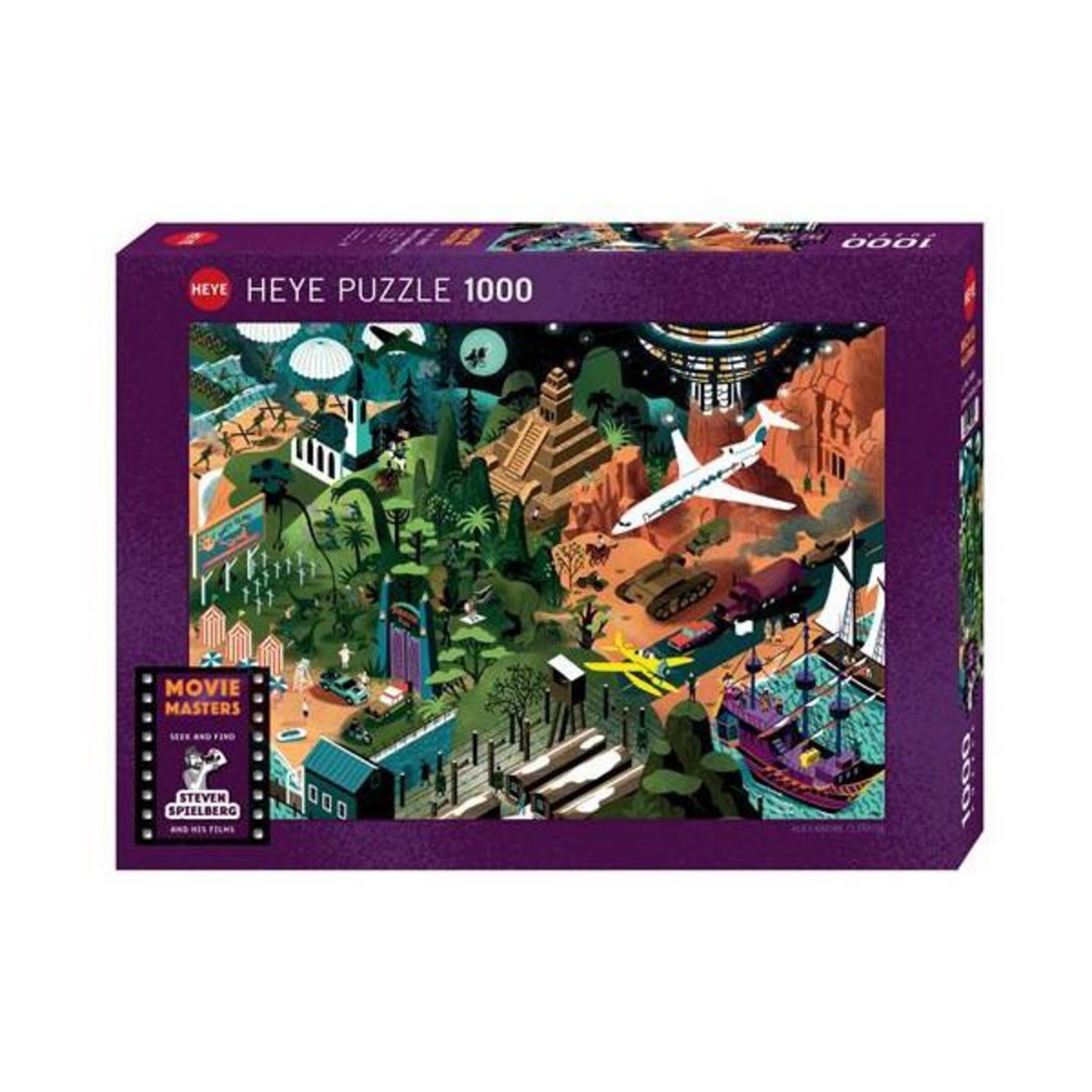 Heye Puzzle 1000 pièces Heye Steven Spielberg Films