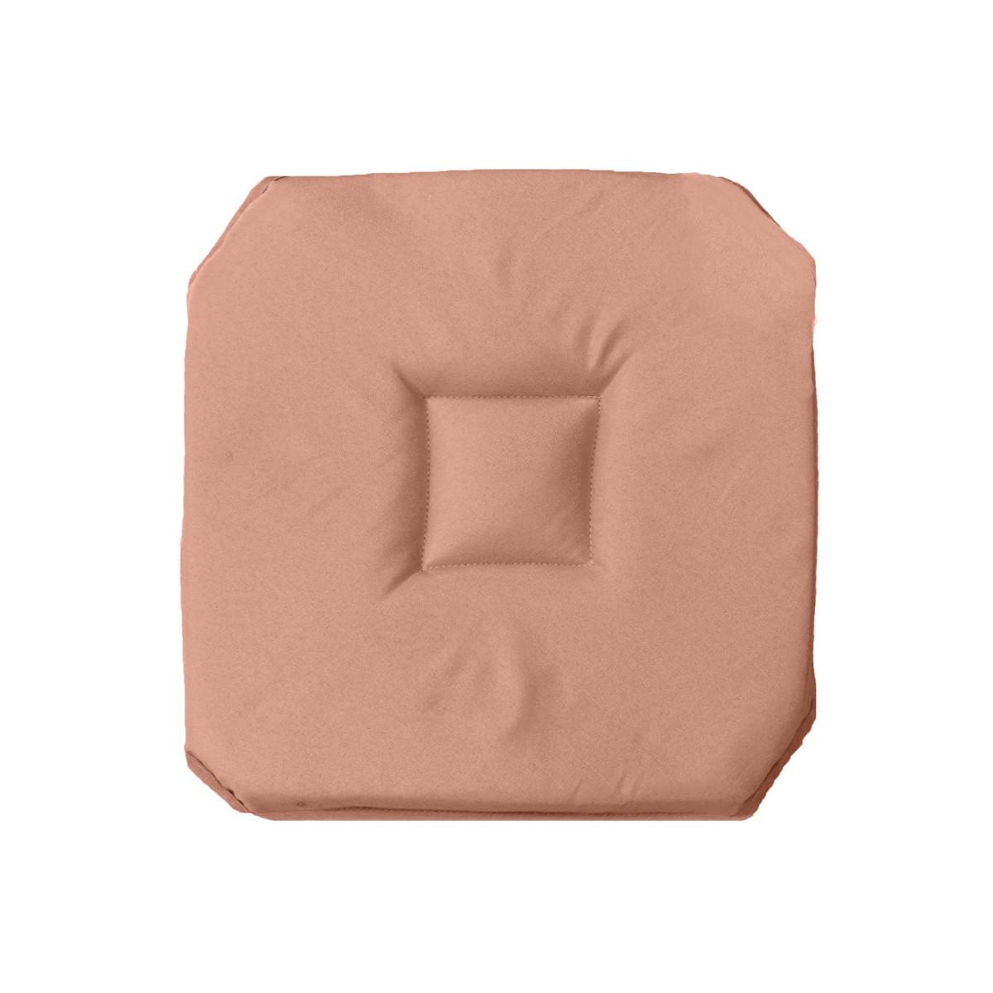 Voir la diapositive 2 : Douceur d'Intérieur Galette de chaise  essentiel  40x40cm rose blush