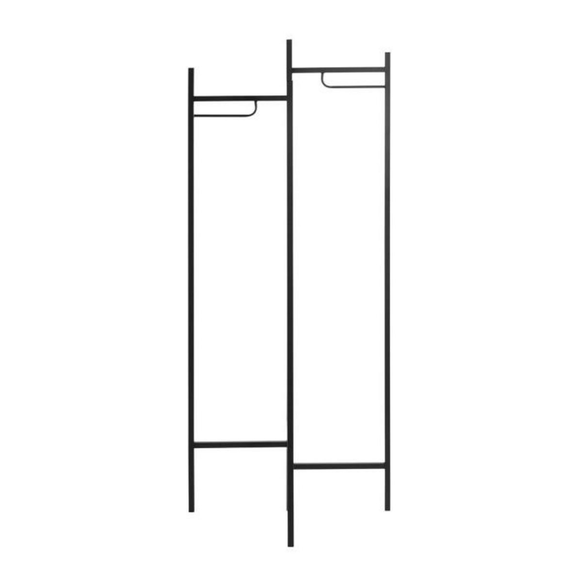 Paris Prix Portant à Vêtements Design  Tee  170cm Noir