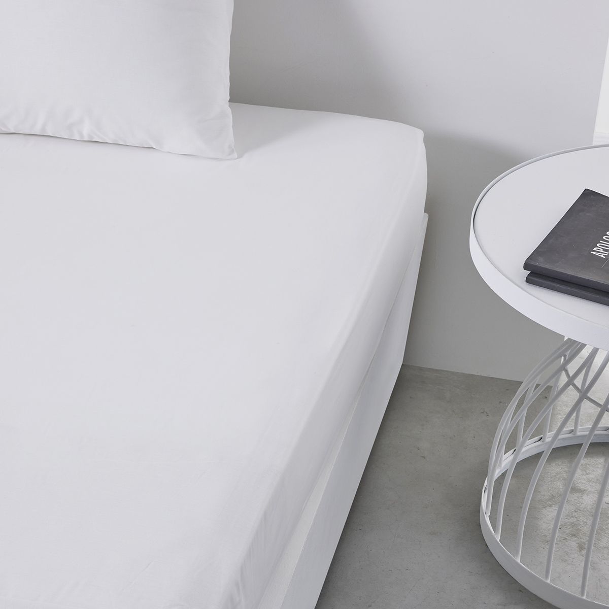 TODAY Drap housse uni en Coton 57 fils ORGANIC