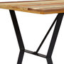 Voir la diapositive 4 : VIDAXL Table a manger 140x80x76 cm Bois de recuperation massif