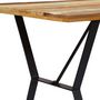 Voir la diapositive 4 : VIDAXL Table a manger 140x80x76 cm Bois de recuperation massif