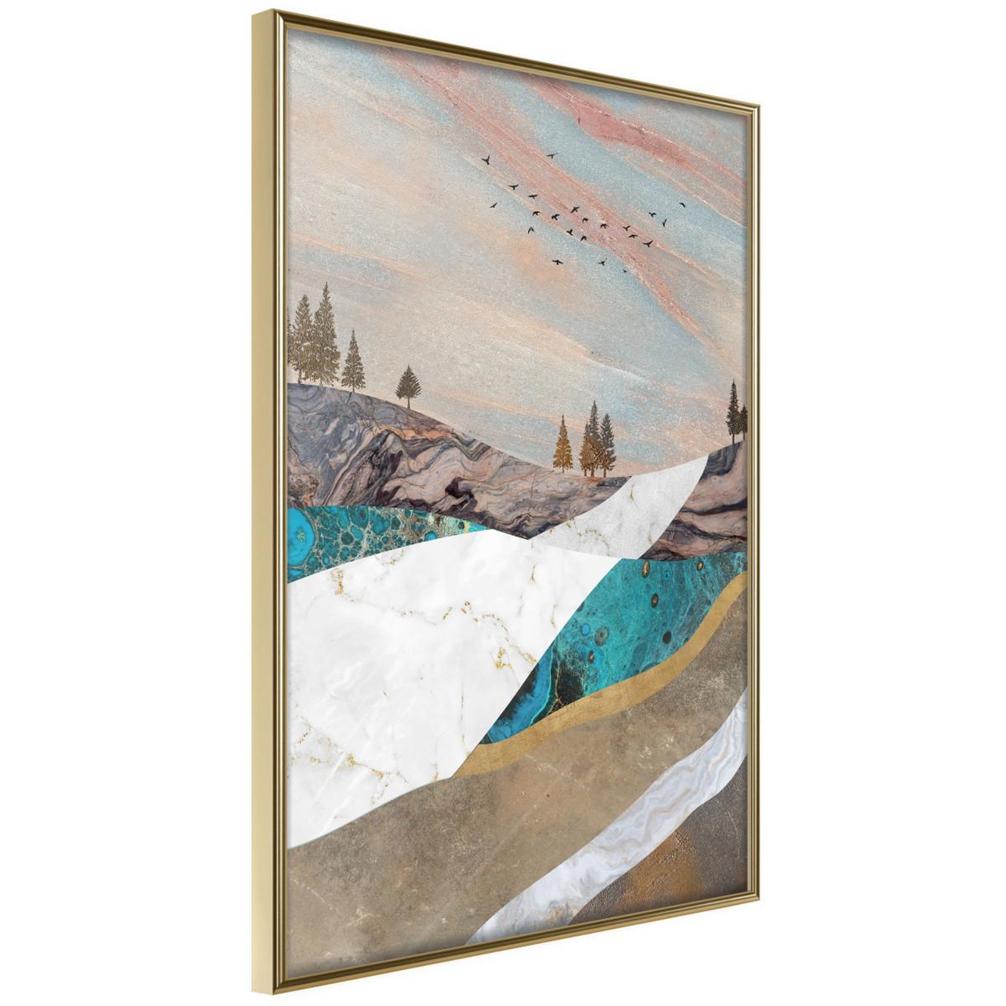 Paris Prix Affiche Murale Encadrée  Painted Landscape