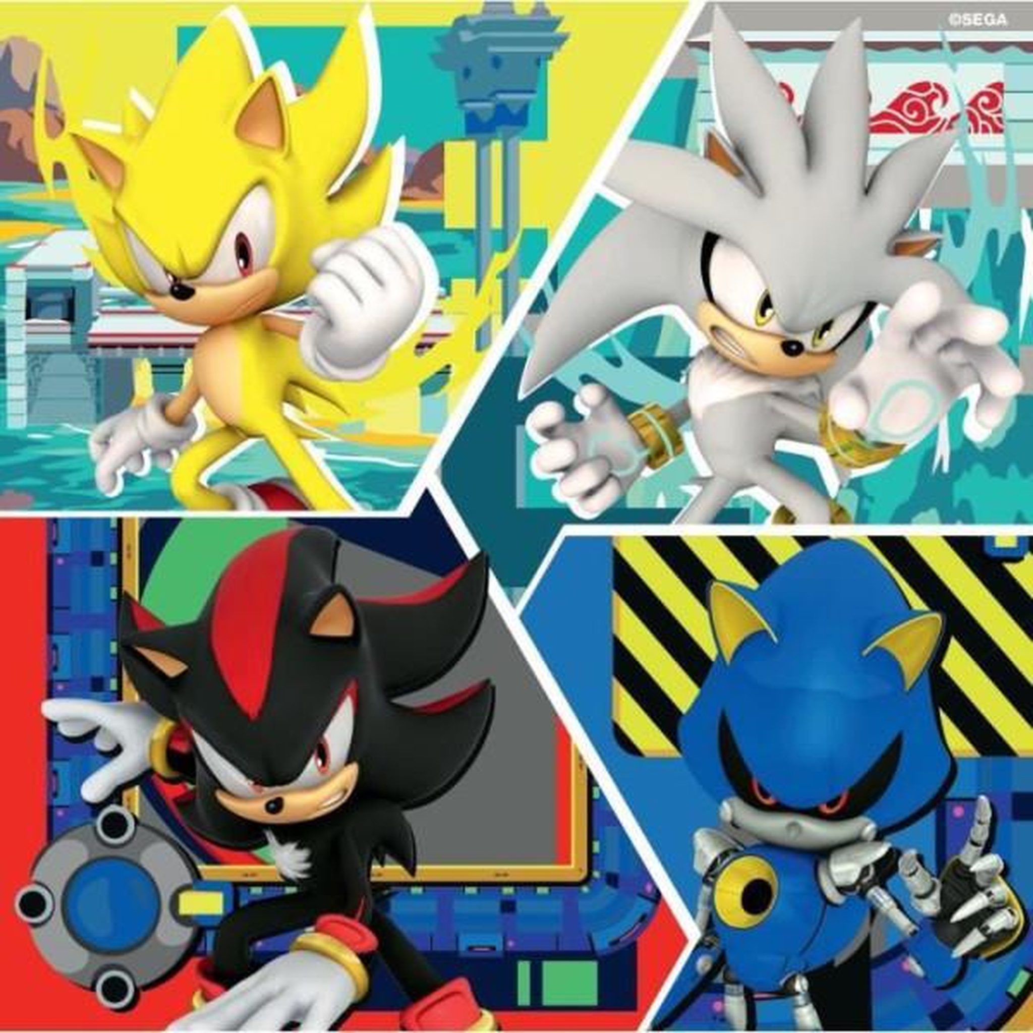 Voir la diapositive 4 : RAVENSBURGER Puzzles 3x49 pieces Les aventures de Sonic, A partir de 5 ans, 12001133, Ravensburger