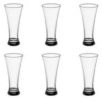 SECRET DE GOURMET Lot de 6 Verres à Bière  Pub  32cl Transparent