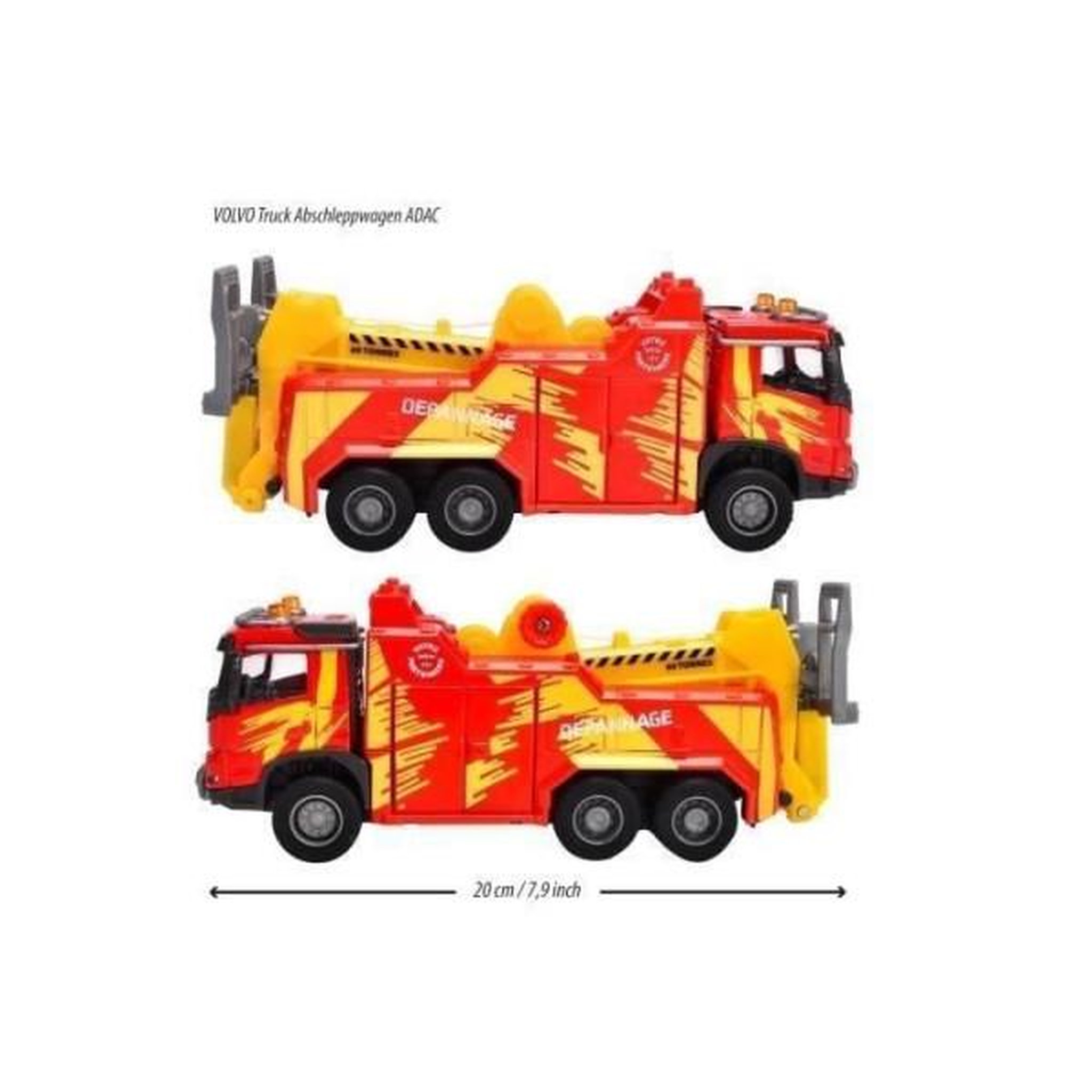 Voir la diapositive 2 : Majorette Camion de dépannage Majorette GS Volvo 20 cm