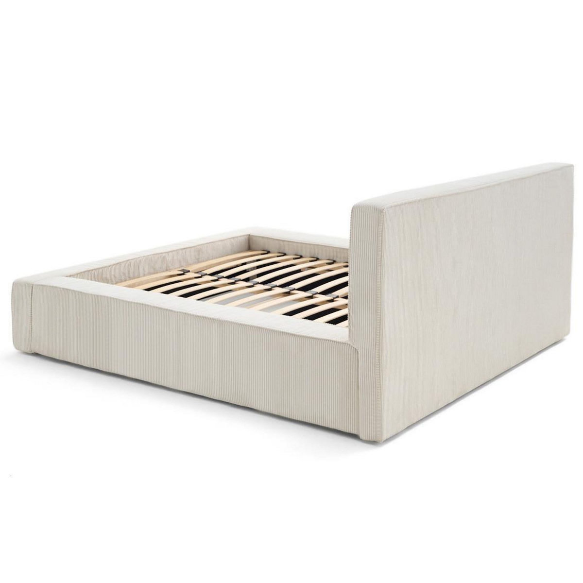 BEST MOBILIER Topaze - lit coffre - 180x200 cm - sommier inclus - velours côtelé