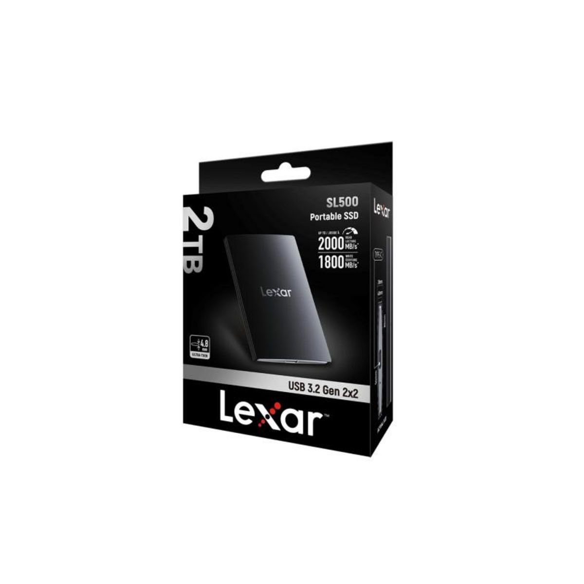Lexar Disque dur externe Lexar SSD EXTERNE PORTABLE USB C SL500 2TO