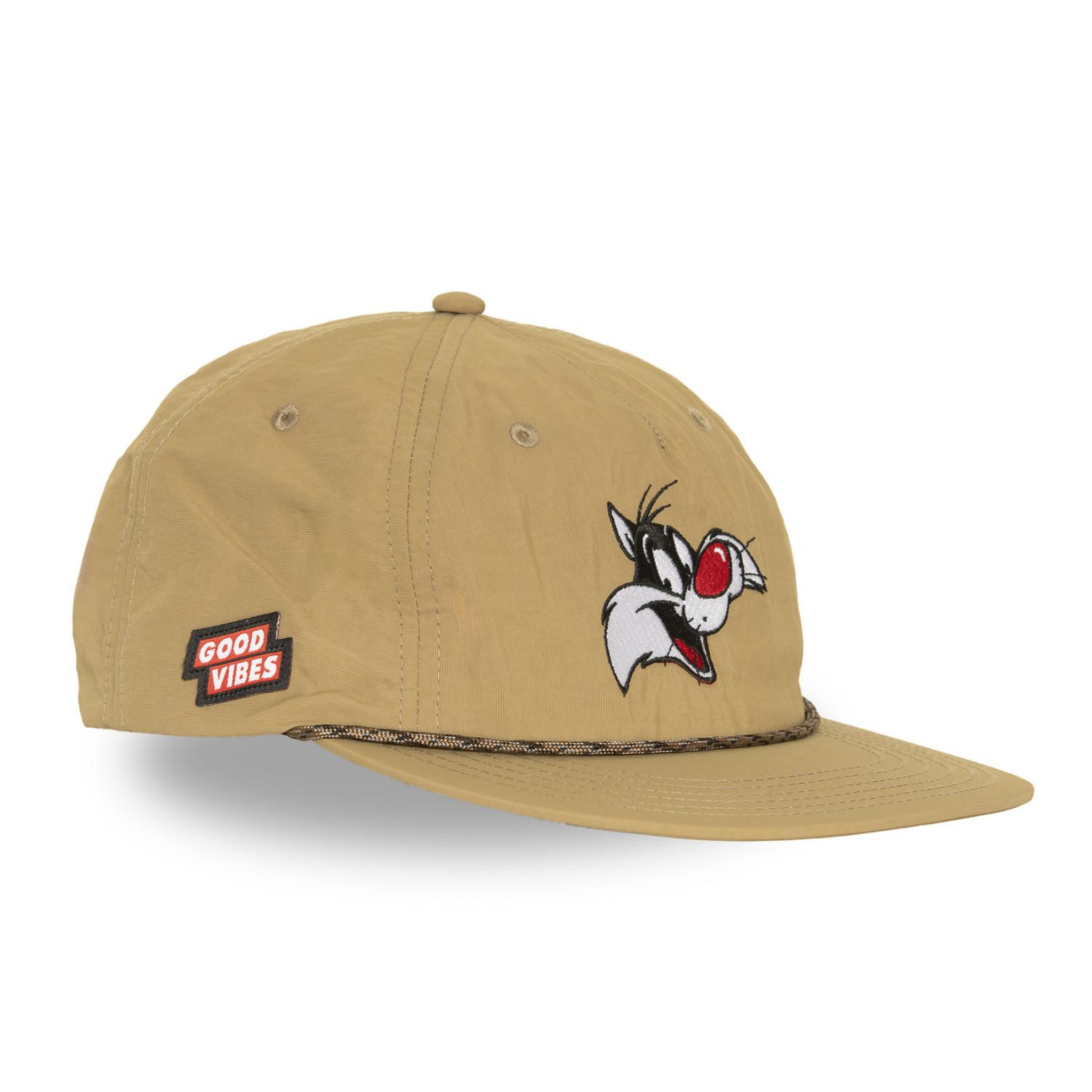 Voir la diapositive 4 : CAPSLAB Casquette flat unie looney tunes good vibes