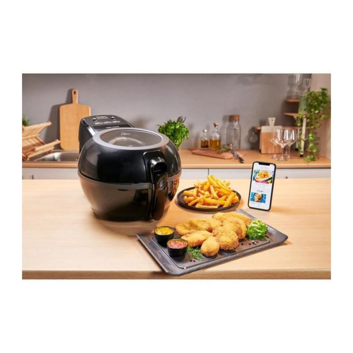 TEFAL Friteuse sans huile 1.2l 1500w noir - FZ722815