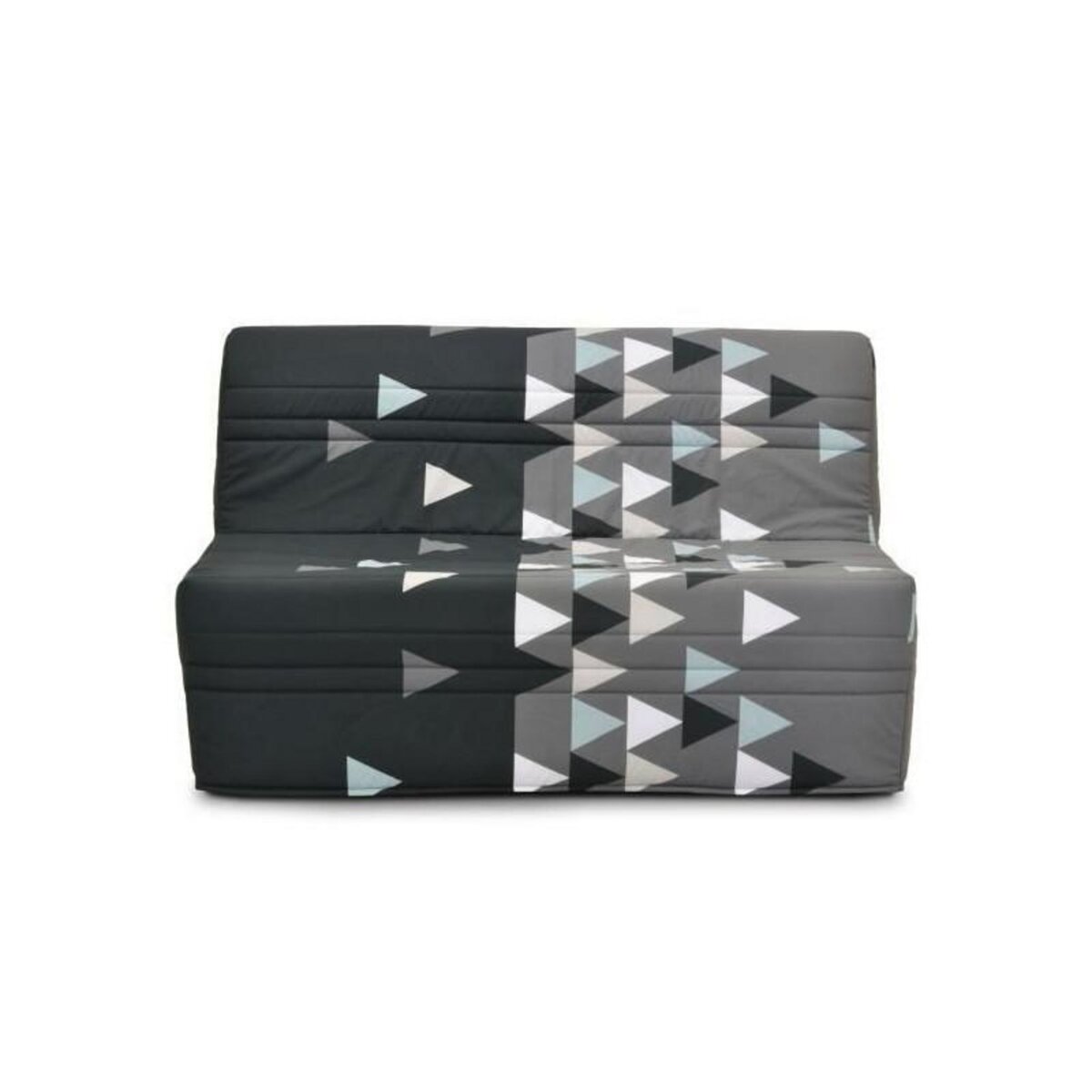 GRUHIER GRUHIER Banquette BZ - Tissu Gris et noir - L143 x P97 x H89cm - Joe