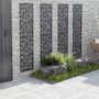 Voir la diapositive 2 : Habitat et Jardin Clôture décorative en métal  Flower  50 x 150 cm - Anthracite