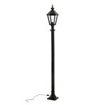 Paris Prix Lampadaire d'Extérieur Poteau  Lanterne  210cm Noir