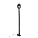 Paris Prix Lampadaire d'Extérieur Poteau  Lanterne  210cm Noir
