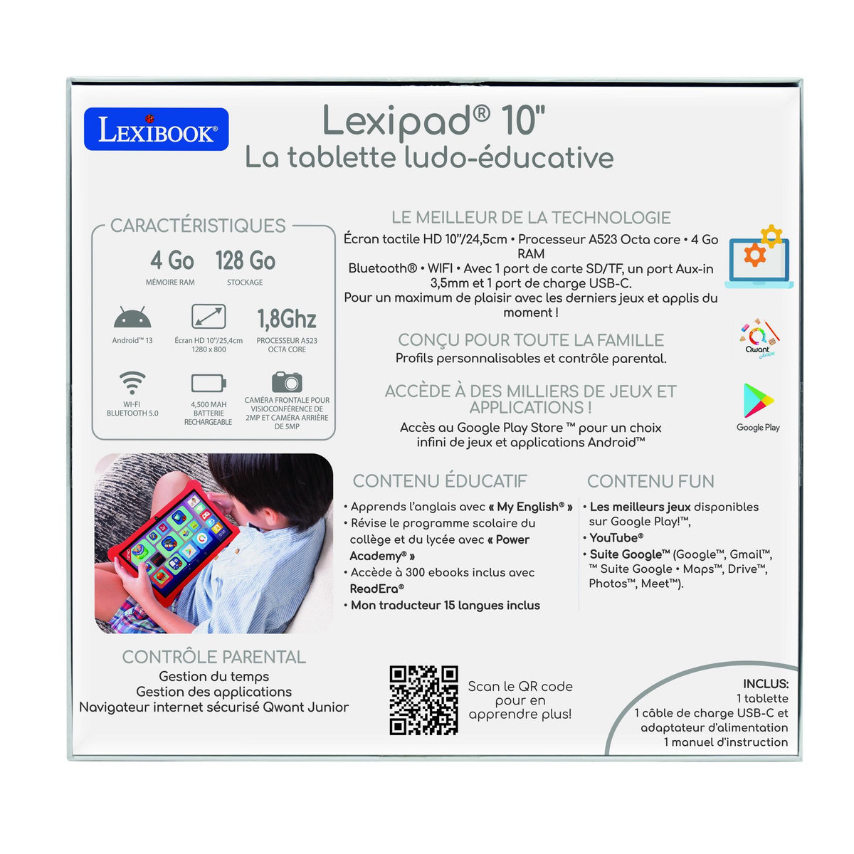 Lexibook Lexipab Master 10 , la tablette ludo-éducative (version FR)