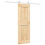 Voir la diapositive 2 : VIDAXL Porte coulissante et kit de quincaillerie 70x210 cm pin massif