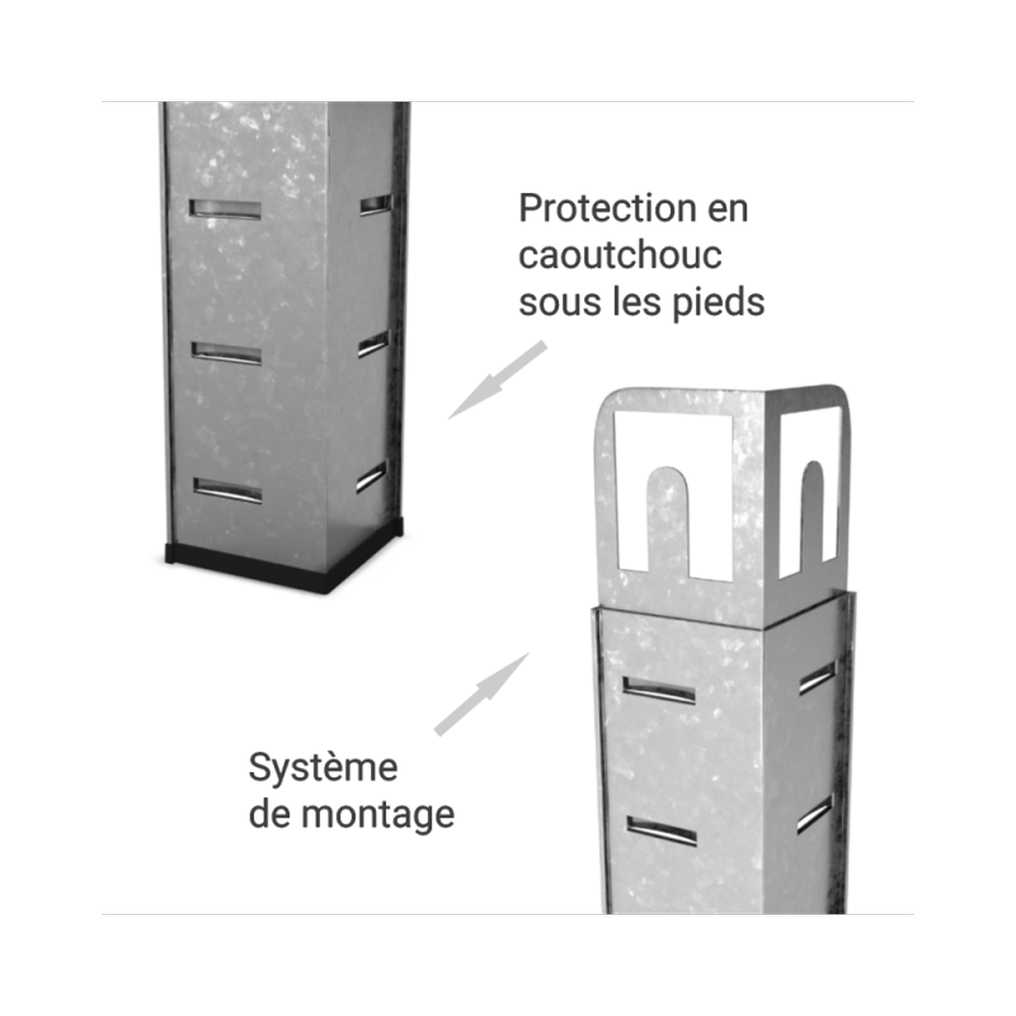 Voir la diapositive 3 : EUROSPEN Étagère d'angle polyvalente en métal - Charge lourde Max 750kg - 180 x 90 x 45 cm - Gris