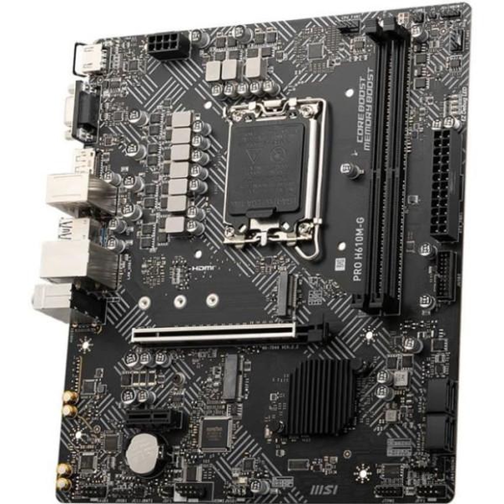 Voir la diapositive 3 : MSI Carte mere - MSI - PRO H610M-G Intel H610 LGA 1700 micro ATX