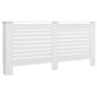 Voir la diapositive 3 : VIDAXL Cache-radiateurs 2 pcs Blanc 172x19x81,5 cm MDF