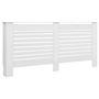 Voir la diapositive 3 : VIDAXL Cache-radiateurs 2 pcs Blanc 172x19x81,5 cm MDF