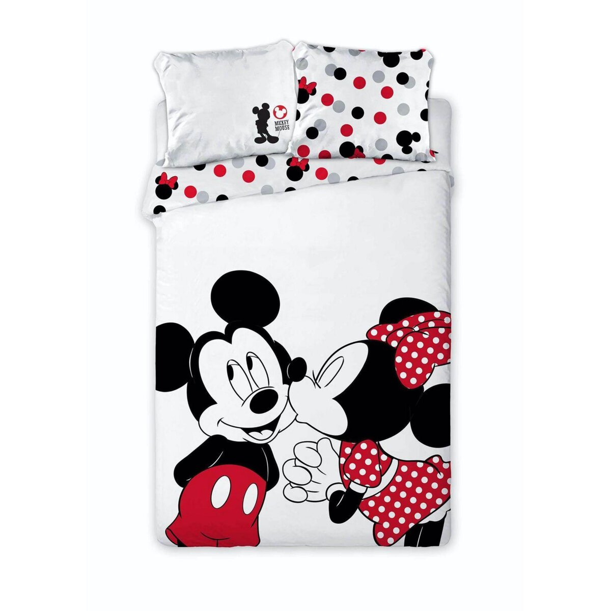 Parure Housse de couette enfant en polyester MICKEY et MINNIE