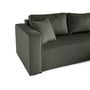 Voir la diapositive 6 : BEST MOBILIER Topaze - canapé d'angle déhoussable réversible 4 places en velours