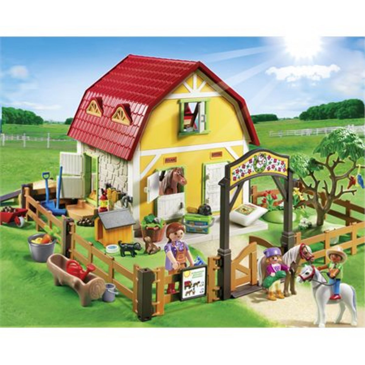 PLAYMOBIL 5222 COUNTRY Centre Équestre Ranch Pièce Mur EUR 5,50