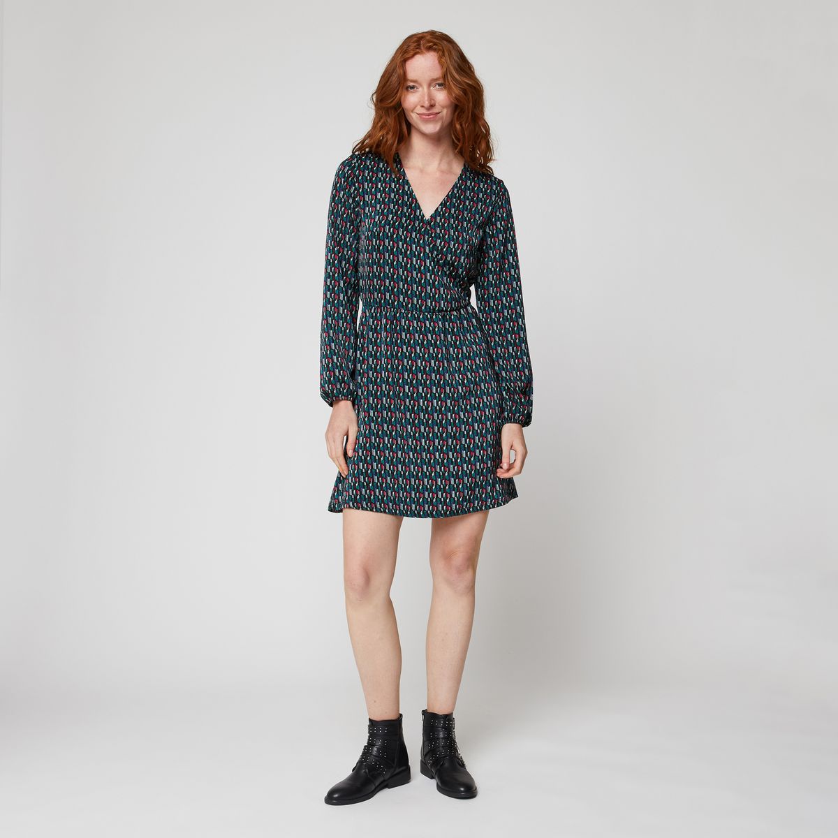 INEXTENSO Robe cache coeur femme