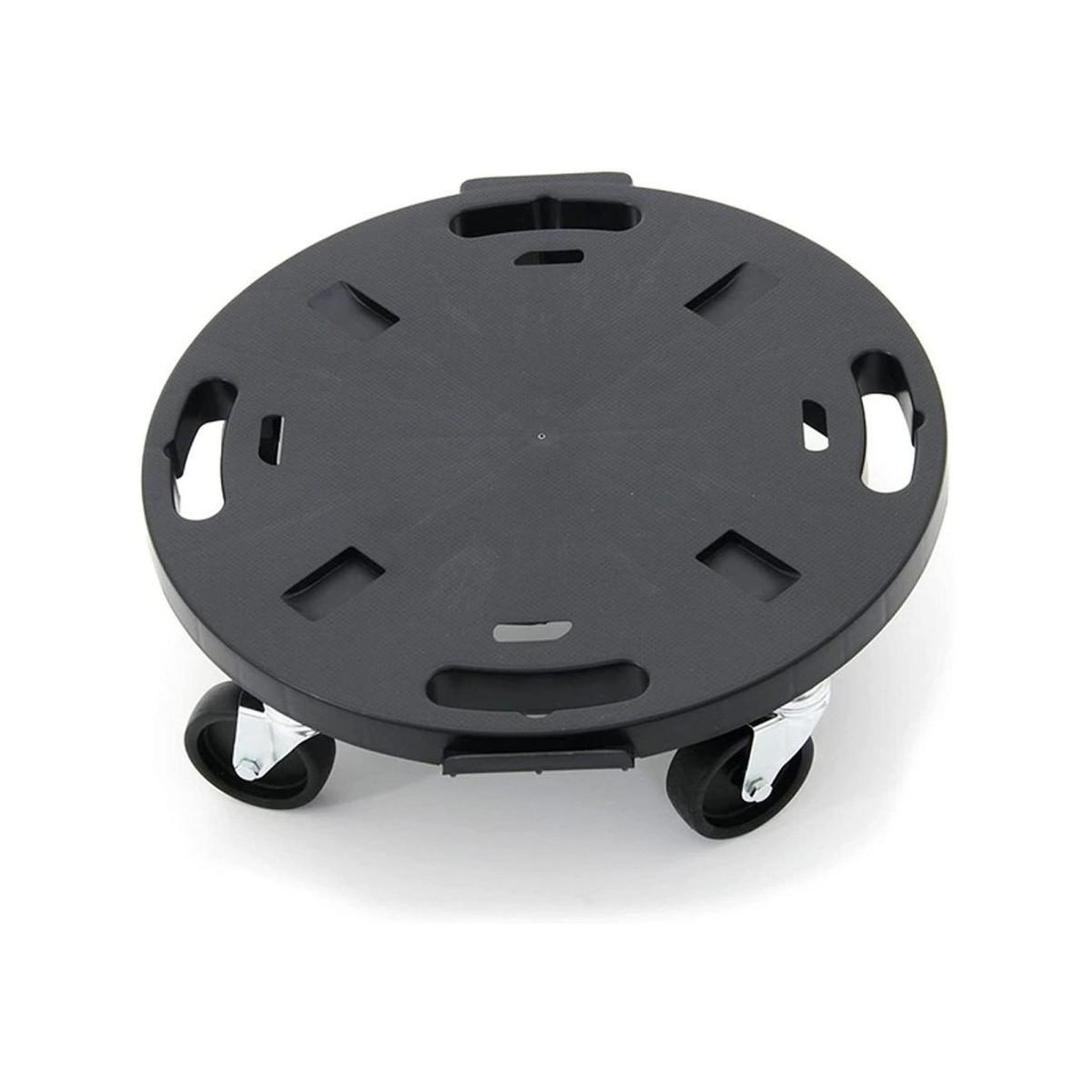 KZ GARDEN Support à roulettes rond diamètre 40 x 12,5 cm 4 roues Capacité max 275 kg Plantes Meubles ou matériel lourd KZ GARDEN