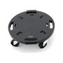 Voir la diapositive 1 : KZ GARDEN Support à roulettes rond diamètre 40 x 12,5 cm 4 roues Capacité max 275 kg Plantes Meubles ou matériel lourd KZ GARDEN